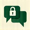 Two overlapping speech bubbles, representing private messaging.