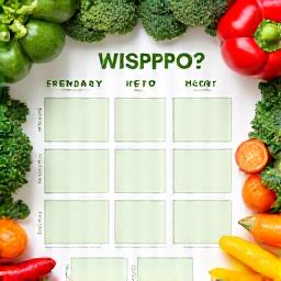 Weekly Meal Planning Template cover